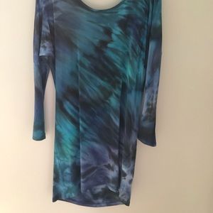 Brightly Twisted hand tie dyed Dress
